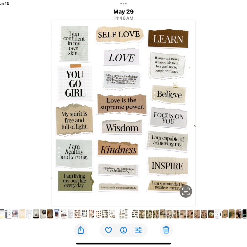 Inspirational Quote Stickers